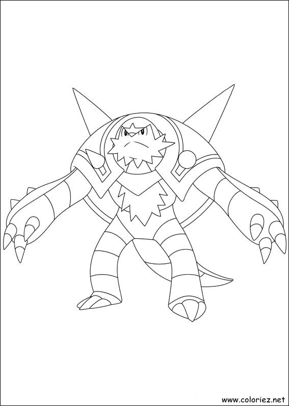 Coloriage de Pokemon à imprimer