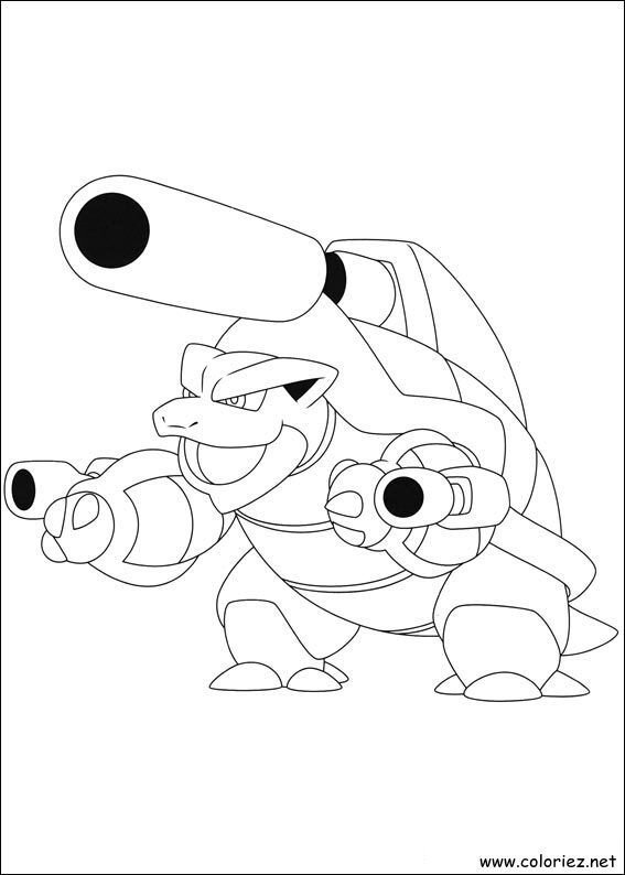 Coloriage de Pokemon à imprimer