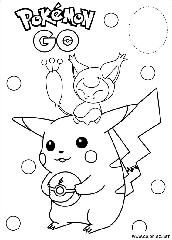 Coloriage de Pokemon à imprimer