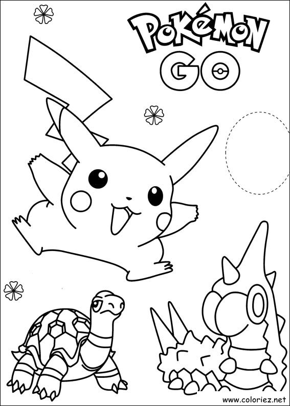 Coloriage de Pokemon à imprimer