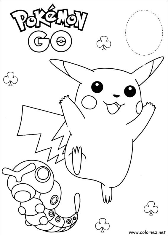 Coloriage de Pokemon à imprimer