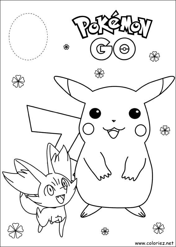 Coloriage de Pokemon à imprimer