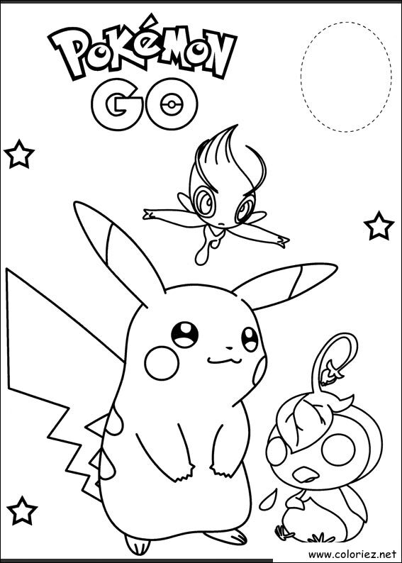 Coloriage de Pokemon à imprimer