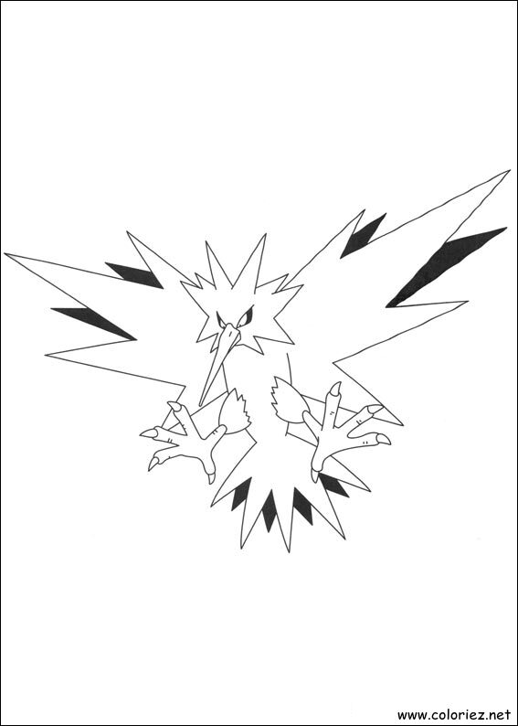 Coloriage de Pokemon à imprimer
