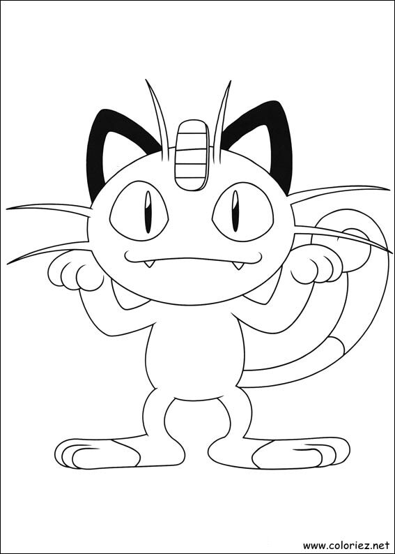 Coloriage de Pokemon à imprimer