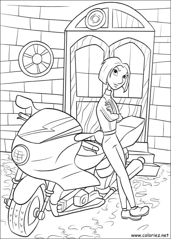 Coloriage de Ratatouille à imprimer