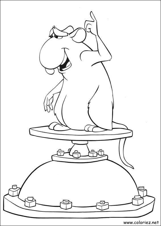 Coloriage de Ratatouille à imprimer