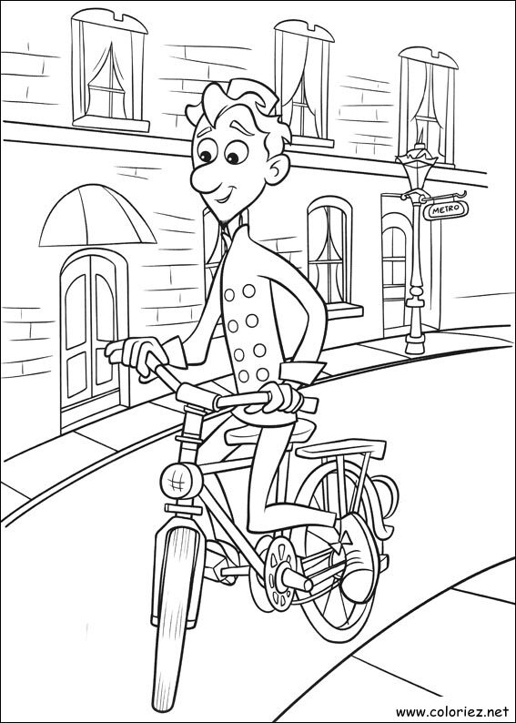 Coloriage de Ratatouille à imprimer