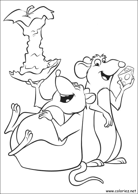 Coloriage de Ratatouille à imprimer
