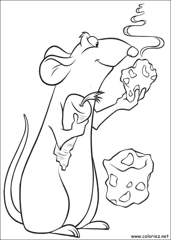 Coloriage de Ratatouille à imprimer