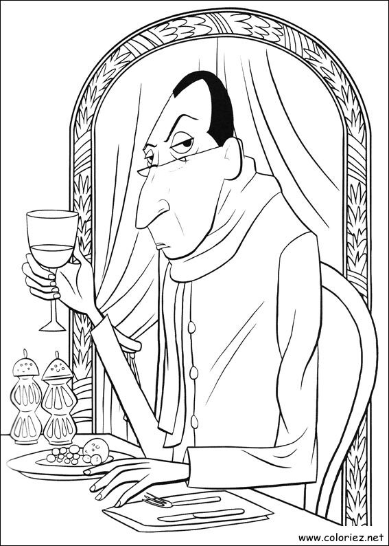 Coloriage de Ratatouille à imprimer