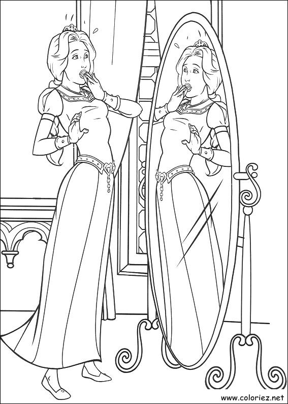 Coloriage de Shrek à imprimer !