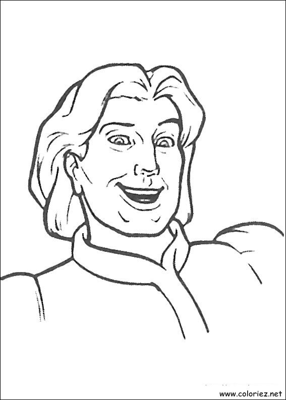 Coloriage de Shrek à imprimer !