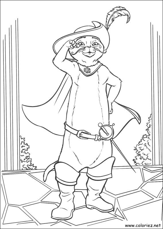 Coloriage de Shrek à imprimer !