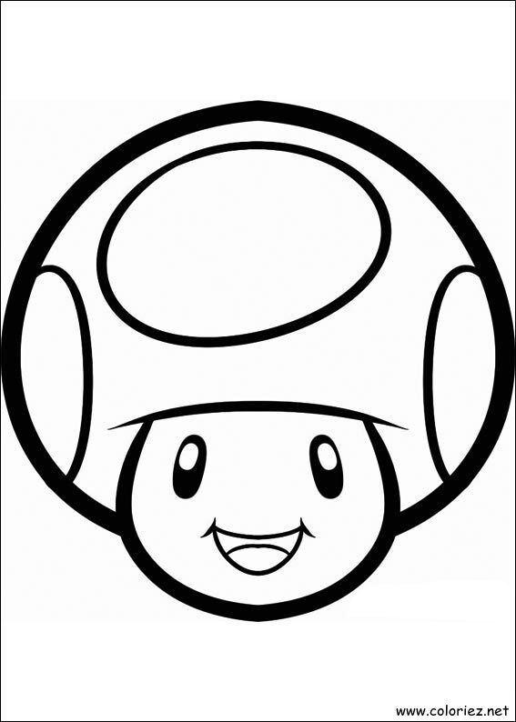 Coloriage de Toad à imprimer