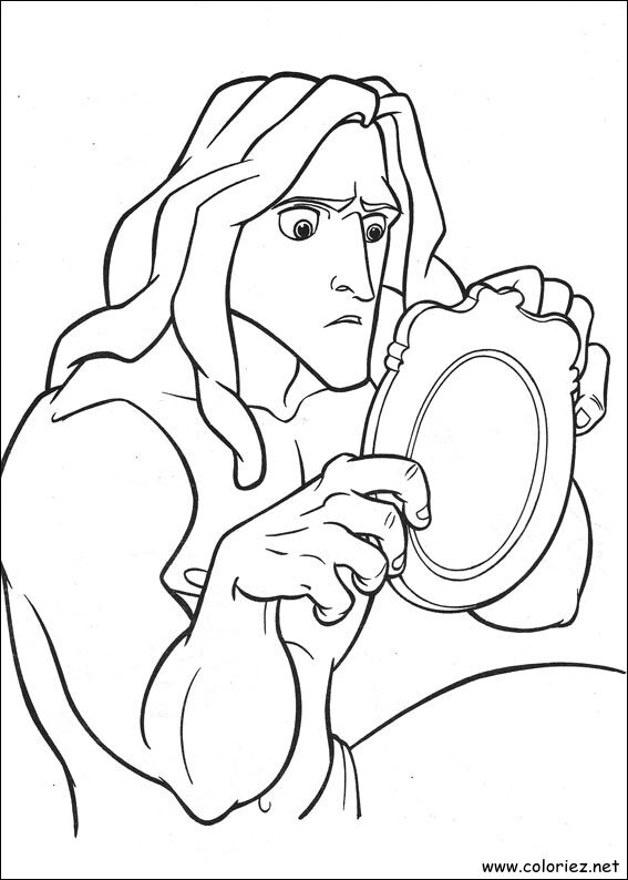 Coloriage de Tarzan à imprimer