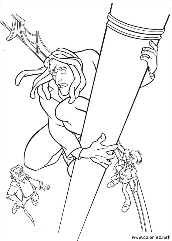 Coloriage de Tarzan à imprimer