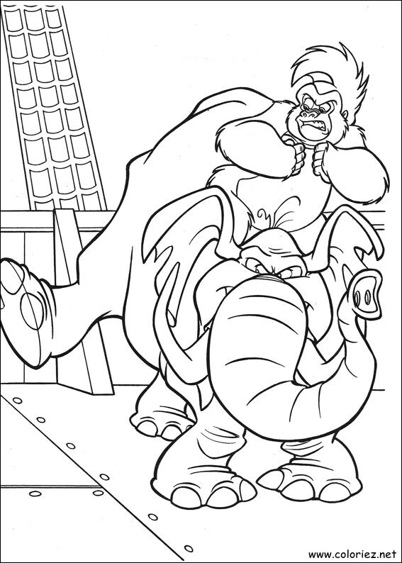 Coloriage de Tarzan à imprimer