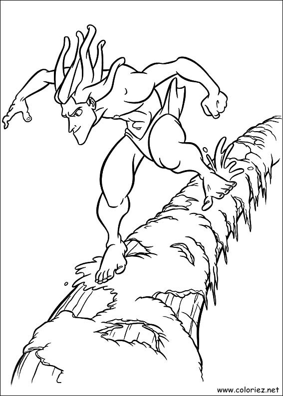 Coloriage de Tarzan à imprimer