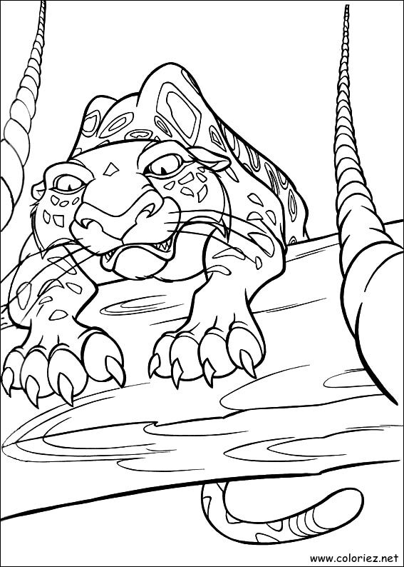 Coloriage de Tarzan à imprimer