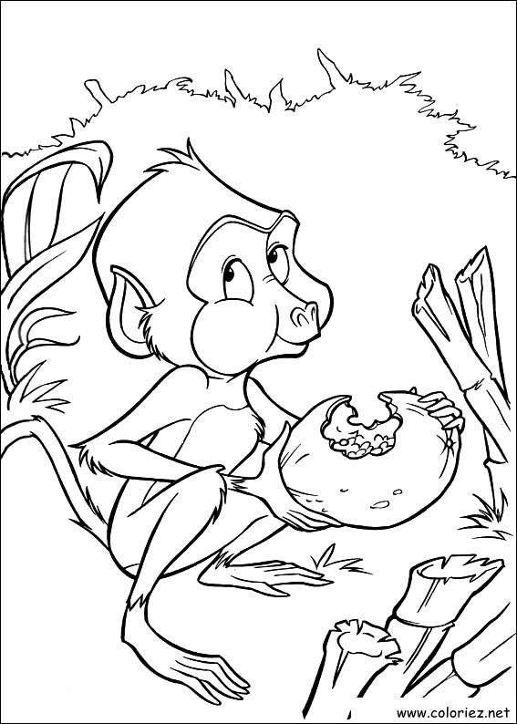 Coloriage de Tarzan à imprimer