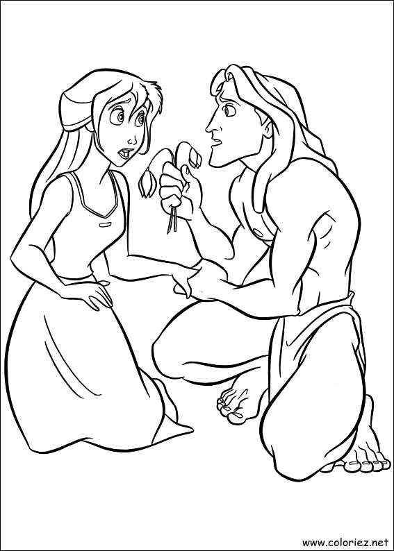 Coloriage de Tarzan à imprimer