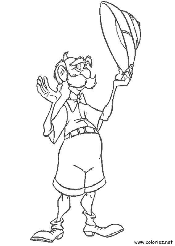 Coloriage de Tarzan à imprimer