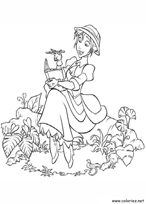 Coloriage de Tarzan à imprimer