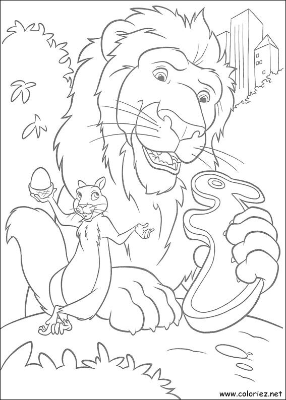Coloriage de The Wild à imprimer
