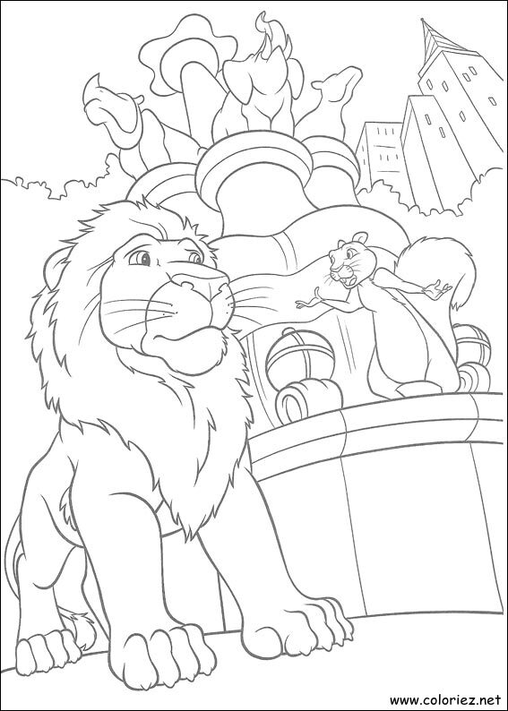 Coloriage de The Wild à imprimer