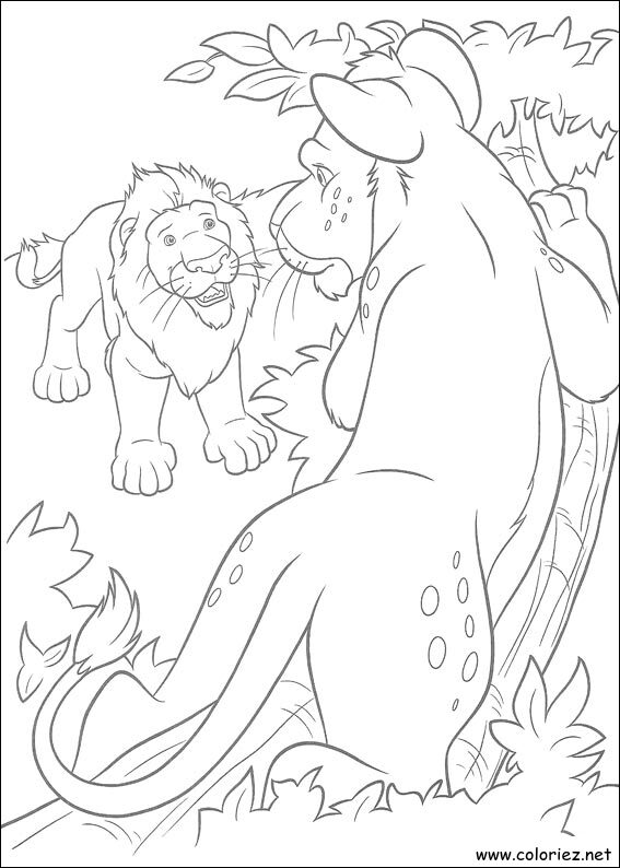 Coloriage de The Wild à imprimer