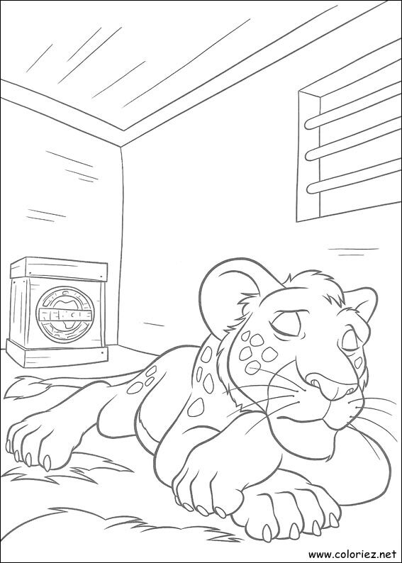 Coloriage de The Wild à imprimer