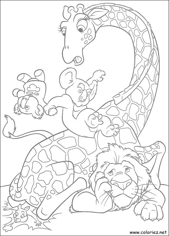 Coloriage de The Wild à imprimer