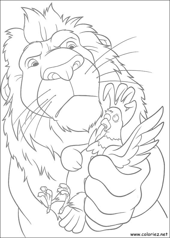 Coloriage de The Wild à imprimer