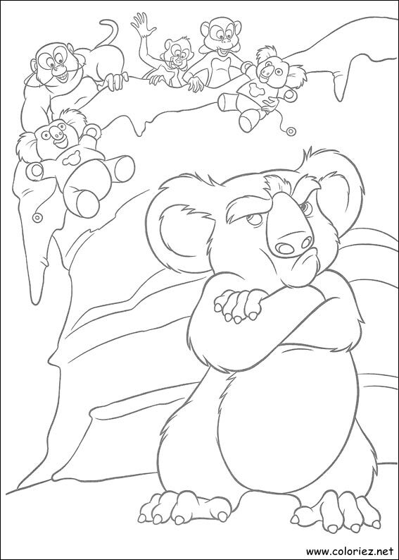 Coloriage de The Wild à imprimer