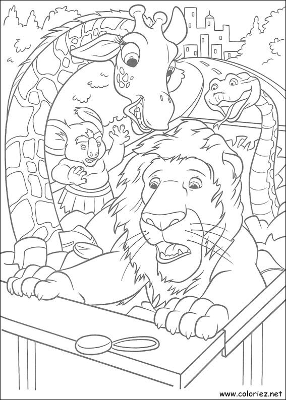 Coloriage de The Wild à imprimer