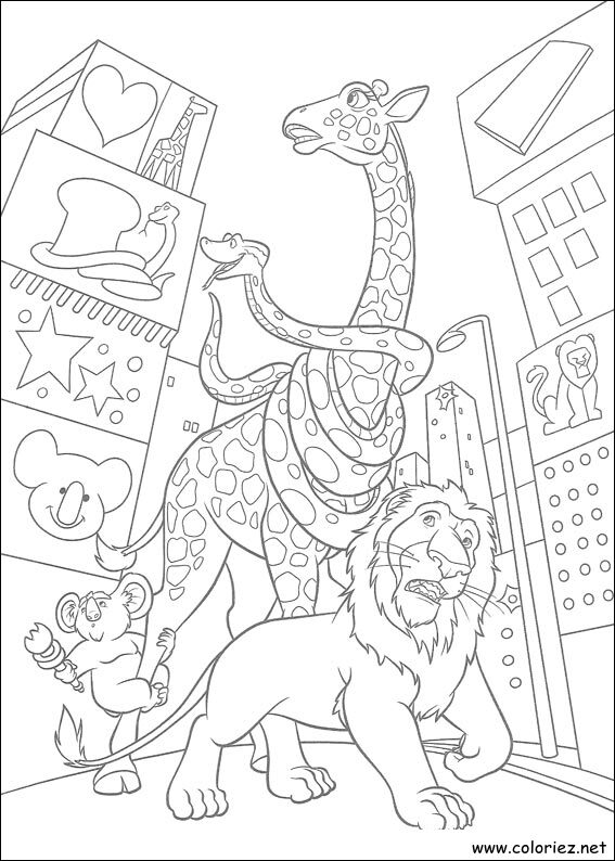 Coloriage de The Wild à imprimer