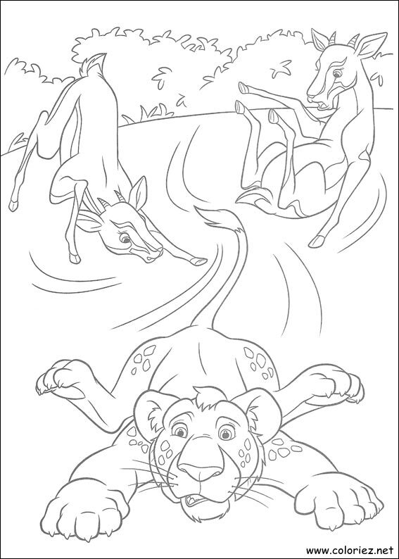 Coloriage de The Wild à imprimer
