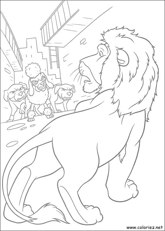 Coloriage de The Wild à imprimer