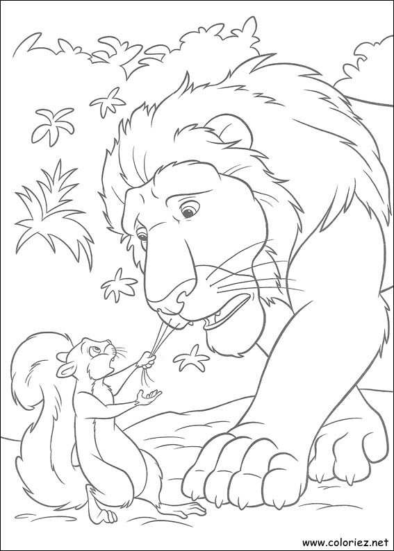 Coloriage de The Wild à imprimer