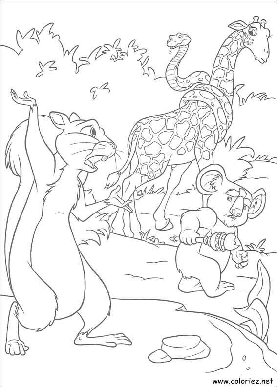 Coloriage de The Wild à imprimer
