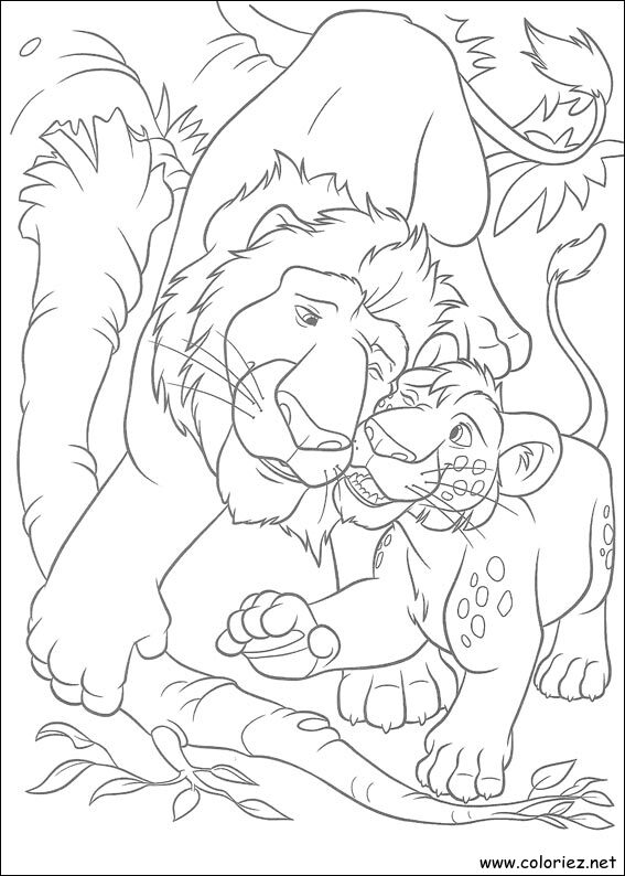 Coloriage de The Wild à imprimer