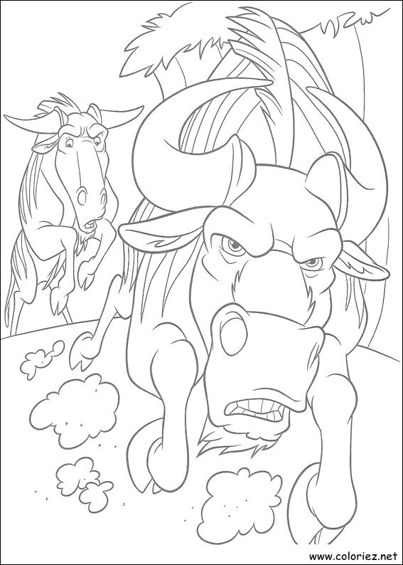 Coloriage de The Wild à imprimer