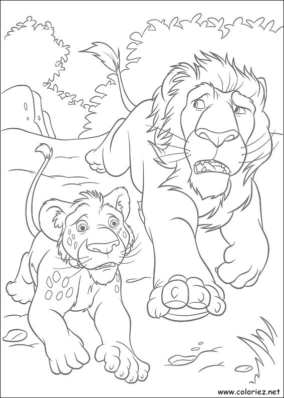 Coloriage de The Wild à imprimer