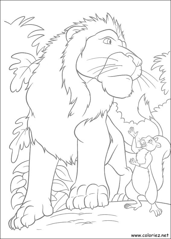 Coloriage de The Wild à imprimer