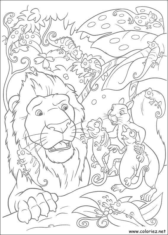 Coloriage de The Wild à imprimer