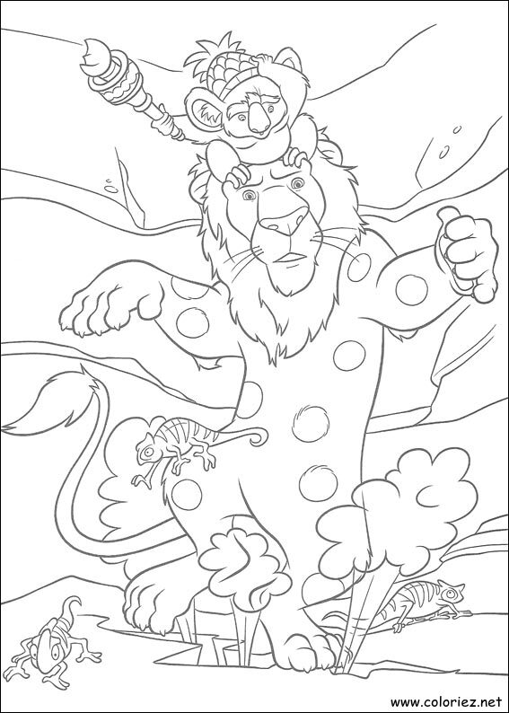 Coloriage de The Wild à imprimer