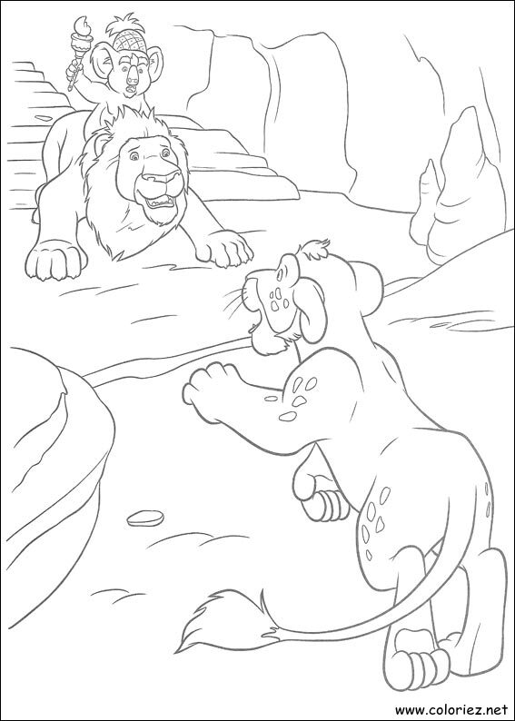 Coloriage de The Wild à imprimer