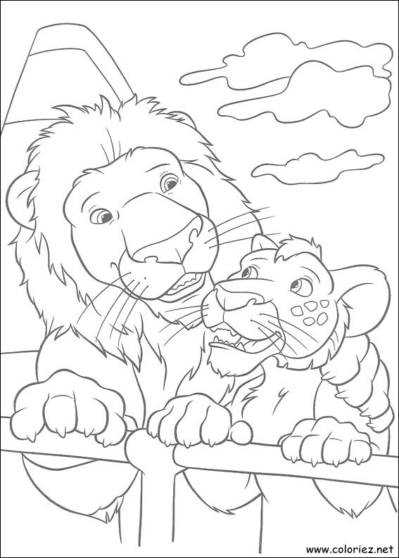 Coloriage de The Wild à imprimer