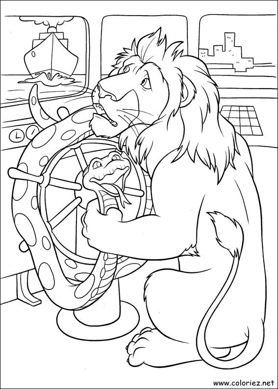 Coloriage de The Wild à imprimer